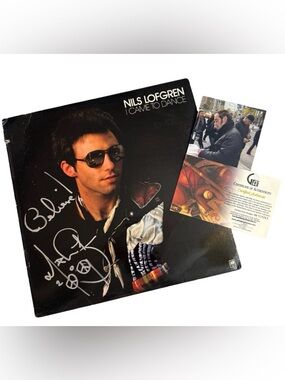 Nils Lofgren Autographed “I Came To Dance” Vinyl Album With COA